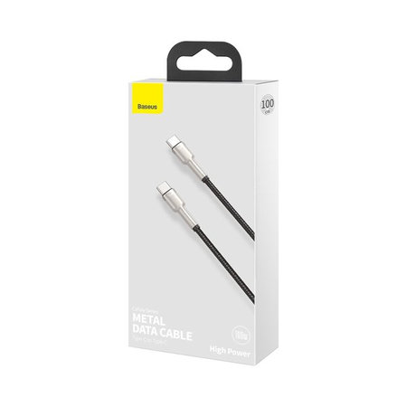 Baseus - USB-C / USB-C Kabel (1m), černá