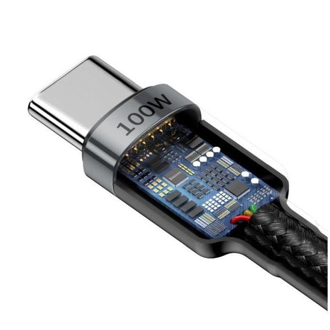 Baseus - USB-C / USB-C Kabel (2m), černá