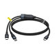 Baseus - USB-C / 2x USB-C Kabel (1.5m), černá