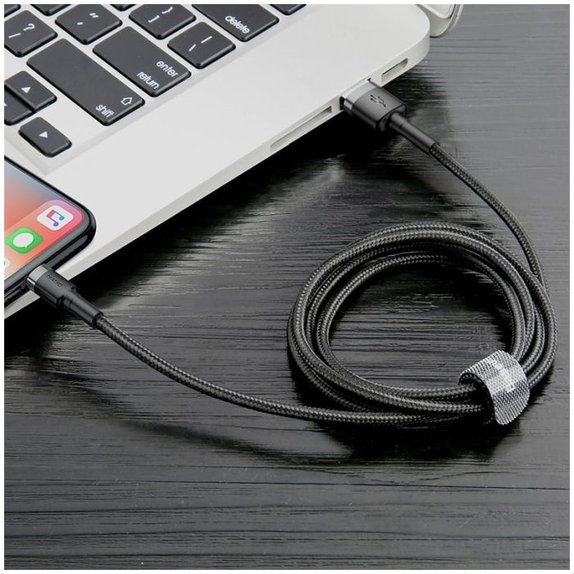 Baseus - Lightning / USB Kabel (0.5m), černá