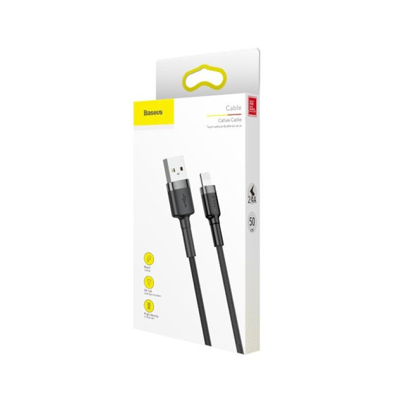 Baseus - Lightning / USB Kabel (0.5m), černá