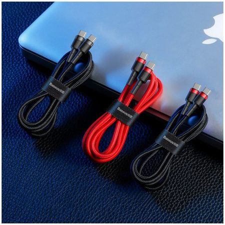 Baseus - USB-C / USB-C Kabel (2m), černá