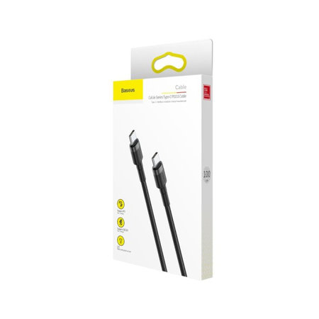 Baseus - USB-C / USB-C Kabel (2m), černá