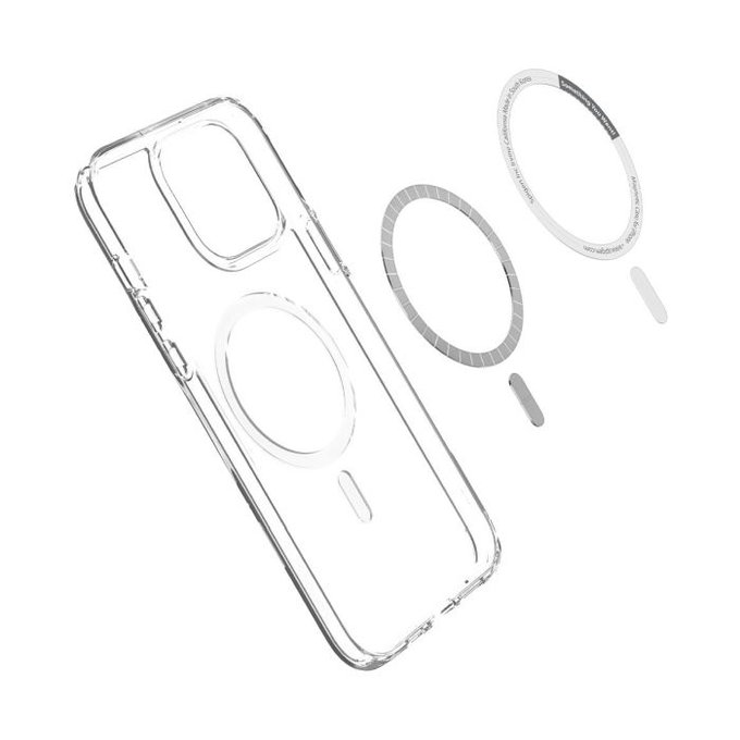 Spigen - Pouzdro Ultra Hybrid s MagSafe pro iPhone 13 Pro, bílá