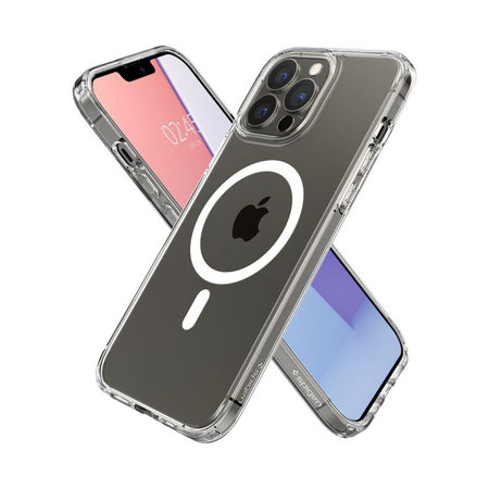 Spigen - Pouzdro Ultra Hybrid s MagSafe pro iPhone 13 Pro, bílá