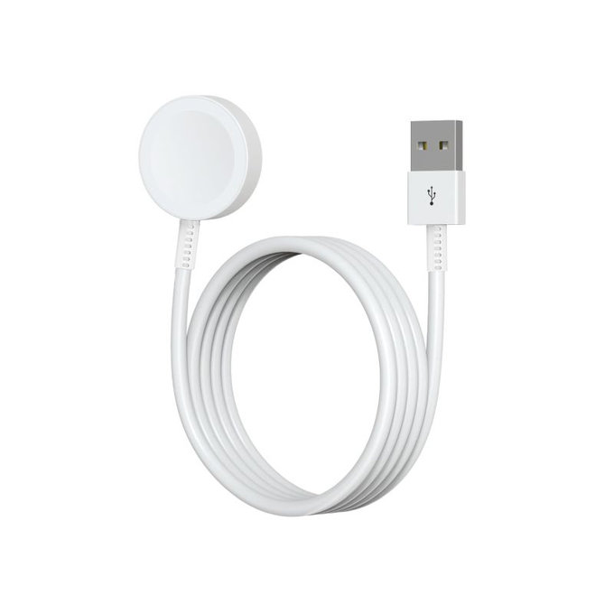 Magnetický nabíjecí kabel pro Apple Watch, USB-A, 1 m, plast, bulk