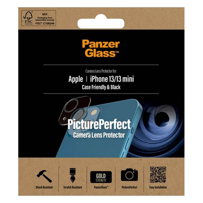 PanzerGlass - Ochranný Kryt Objektivu Fotoaparátu PicturePerfect pro iPhone 13 mini a 13, transparentná