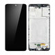 Samsung Galaxy A31 A315F - LCD Displej + Dotykové Sklo + Rám (Prism Crush Black) TFT