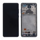 Samsung Galaxy A72 A725F, A726B - LCD Displej + Dotykové Sklo + Rám (Awesome Black) TFT