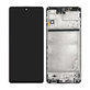 Samsung Galaxy M51 M515F - LCD Displej + Dotykové Sklo + Rám (Celestial Black) OLED