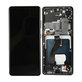 Samsung Galaxy S21 Ultra G998B - LCD Displej + Dotykové Sklo + Rám (Phantom Black) TFT