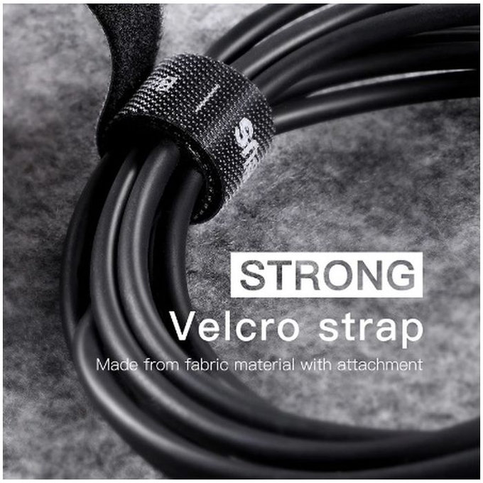 Baseus - Organizér Kabelů - Páska na Kabely (3 m), červená