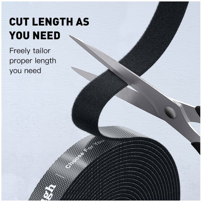 Elough - Organizér Kabelů - Páska na Kabely (5 m), modrá