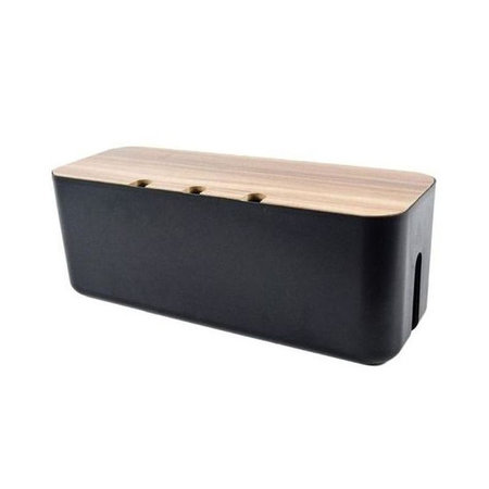 FixPremium - Organizér Kabelů - Cable Box, černá