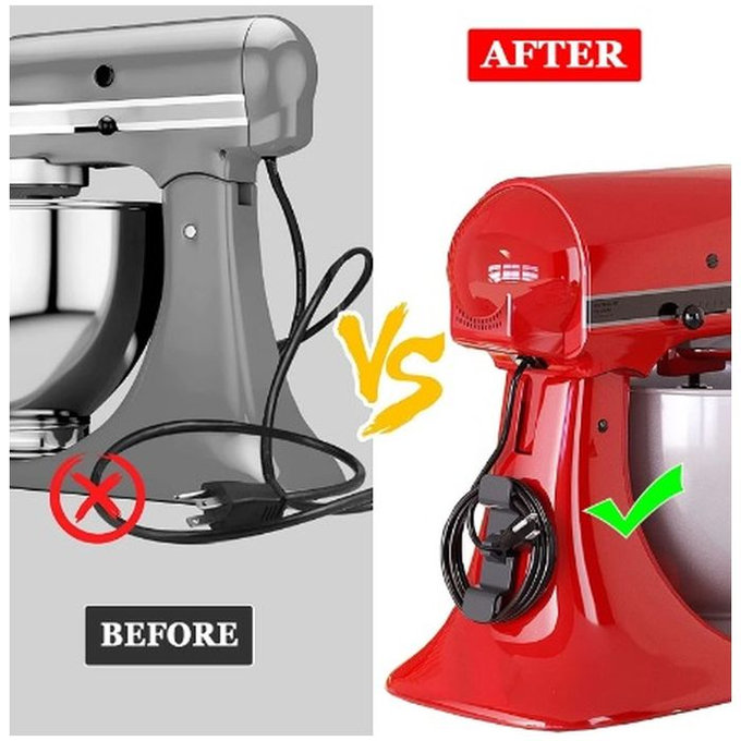 FixPremium - Organizér Kabelů - Svorka - Sada 3 kusů, průhledný