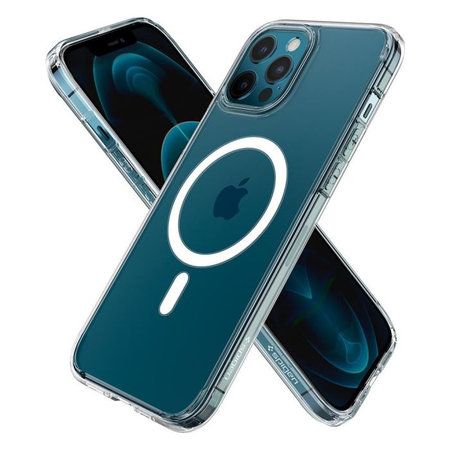 Spigen - Pouzdro Ultra Hybrid s MagSafe pro iPhone 12 Pro Max, bílá