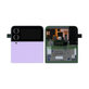 Samsung Galaxy Z Flip 4 F721B - LCD Displej + Dotykové Sklo + Rám (Vnější) (Bora Purple) - GH97-27947B Genuine Service Pack