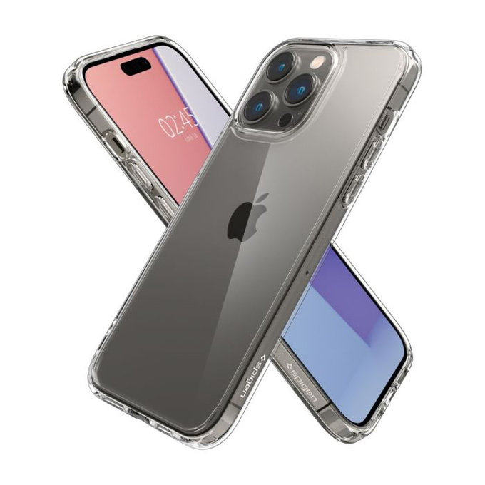 Spigen - Pouzdro Ultra Hybrid pro iPhone 14 Pro, transparentná
