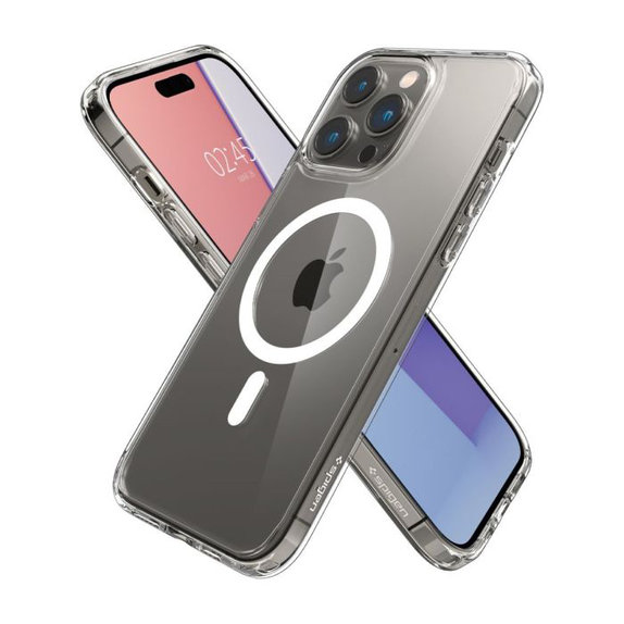 Spigen - Pouzdro Ultra Hybrid s MagSafe pro iPhone 14 Pro, bílá