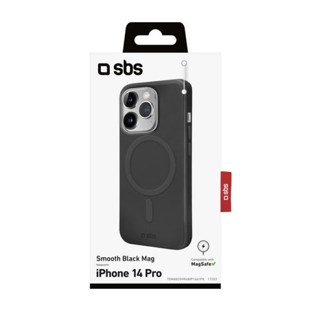 SBS - Pouzdro Smooth Mag s MagSafe pro iPhone 14 Pro, černá