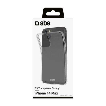 SBS - Pouzdro Skinny pro iPhone 14 Plus, transparentná