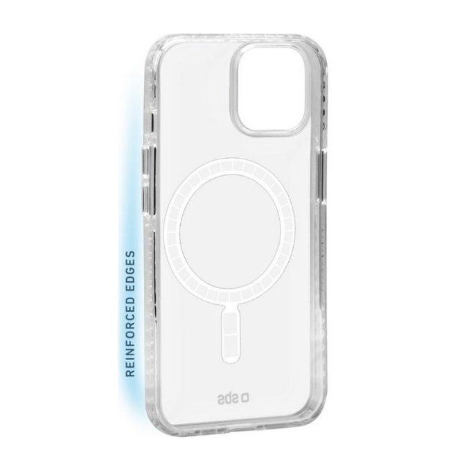 SBS - Pouzdro Force Mag s MagSafe pro iPhone 14 Plus, transparentná