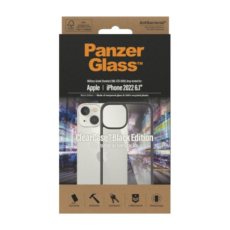 PanzerGlass - Pouzdro ClearCase pro iPhone 14, černá
