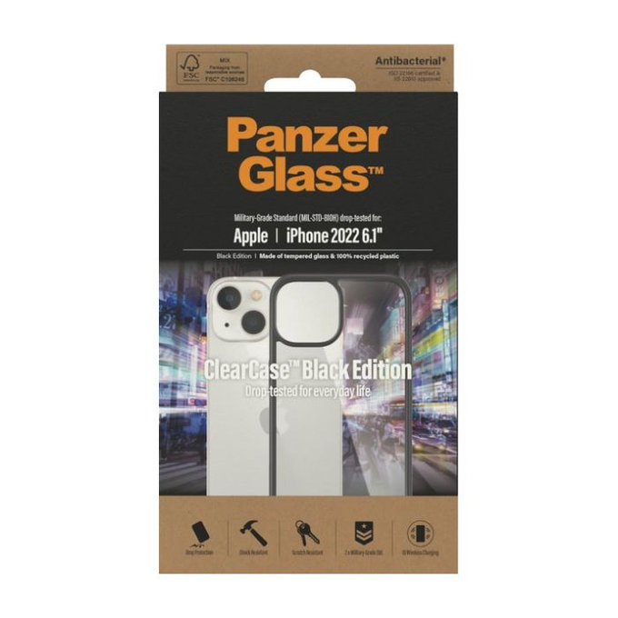PanzerGlass - Pouzdro ClearCase pro iPhone 14, černá