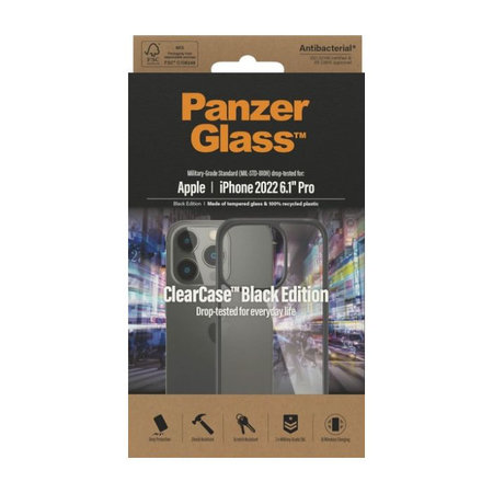 PanzerGlass - Pouzdro ClearCase pro iPhone 14 Pro, černá