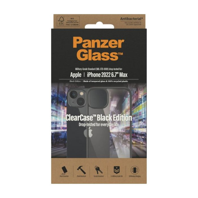 PanzerGlass - Pouzdro ClearCase pro iPhone 14 Plus, černá