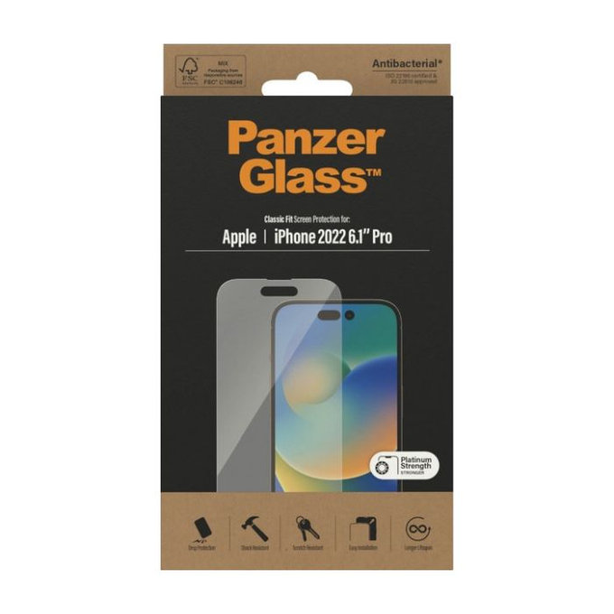 PanzerGlass - Tvrzené sklo AB pro iPhone 14 Pro