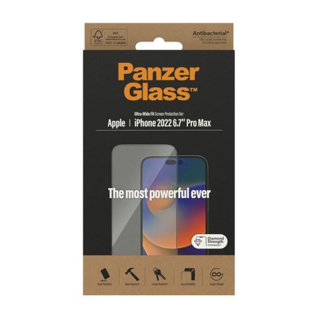 PanzerGlass - Tvrzené sklo UWF AB pro iPhone 14 Pro Max