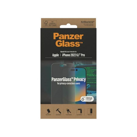 PanzerGlass - Tvrzené sklo Privacy AB pro iPhone 14 Pro
