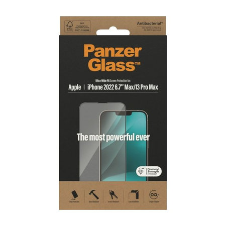 PanzerGlass - Tvrzené sklo UWF AB pro iPhone 13 Pro Max a 14 Plus