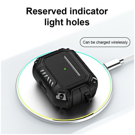 FixPremium - Púzdro Unbreakable pro AirPods Pro, černá