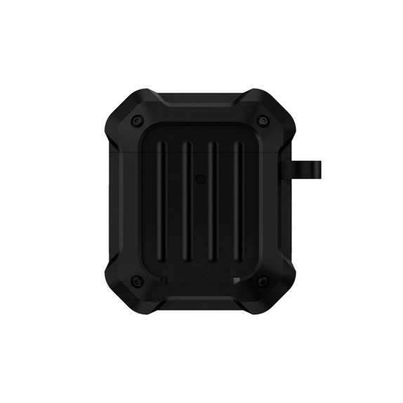 FixPremium - Púzdro Unbreakable pro AirPods 1 a 2, černá
