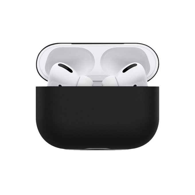 FixPremium - Silikonové Pouzdro pro AirPods Pro, černá