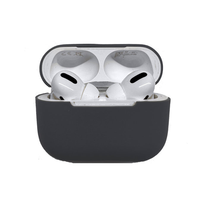 FixPremium - Silikonové Pouzdro pro AirPods Pro, space grey