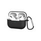 FixPremium - Silikonové Pouzdro s Karabinou pro AirPods Pro, černá