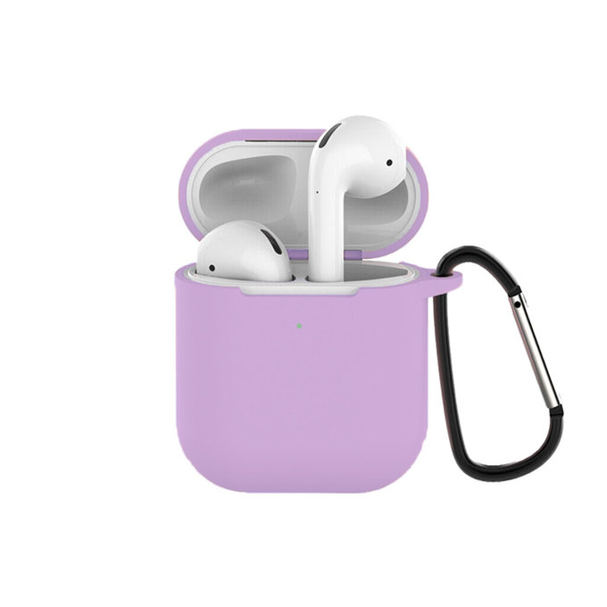 FixPremium - Silikonové Pouzdro pro AirPods 1 a 2, lila