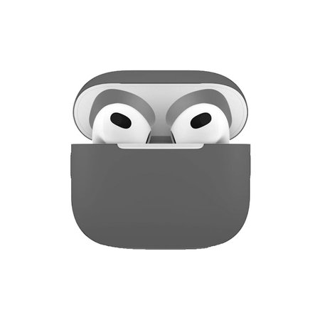 FixPremium - Silikonové Pouzdro pro AirPods 3, space grey