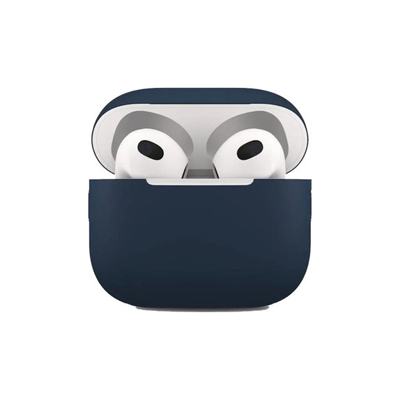 FixPremium - Silikonové Pouzdro pro AirPods 3, modrá