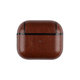 FixPremium - Pouzdro z Umělé Kůže pro AirPods 3, hnědá