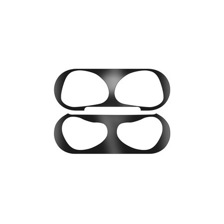 FixPremium - Nálepka proti Prachu pro AirPods 3, černá