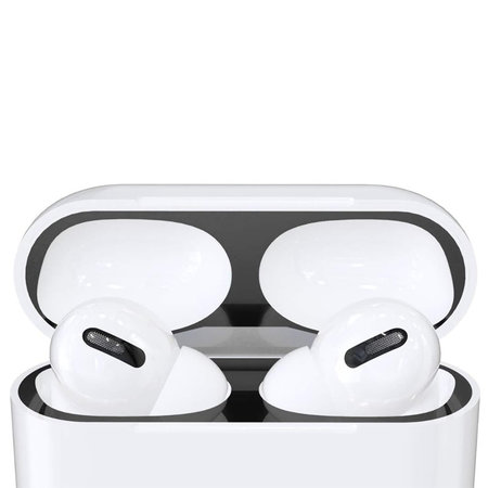 FixPremium - Nálepka proti Prachu pro AirPods Pro, černá