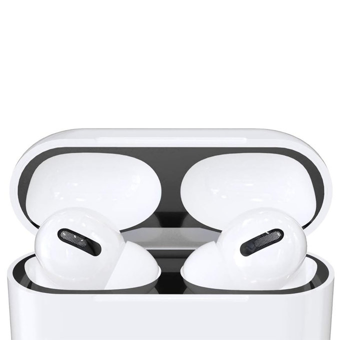 FixPremium - Nálepka proti Prachu pro AirPods Pro, černá