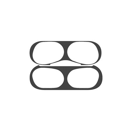 FixPremium - Nálepka proti Prachu pro AirPods Pro, černá