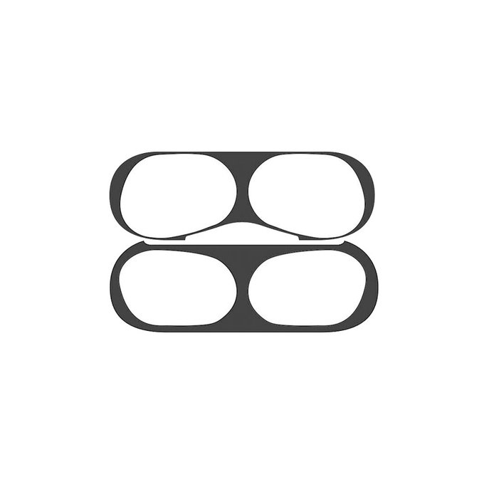 FixPremium - Nálepka proti Prachu pro AirPods Pro, černá