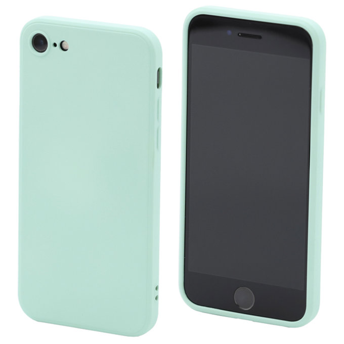 FixPremium - Silikonové Pouzdro pro iPhone 7, 8, SE 2020 a SE 2022, light cyan