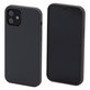 FixPremium - Silikonové Pouzdro pro iPhone 12, space grey
